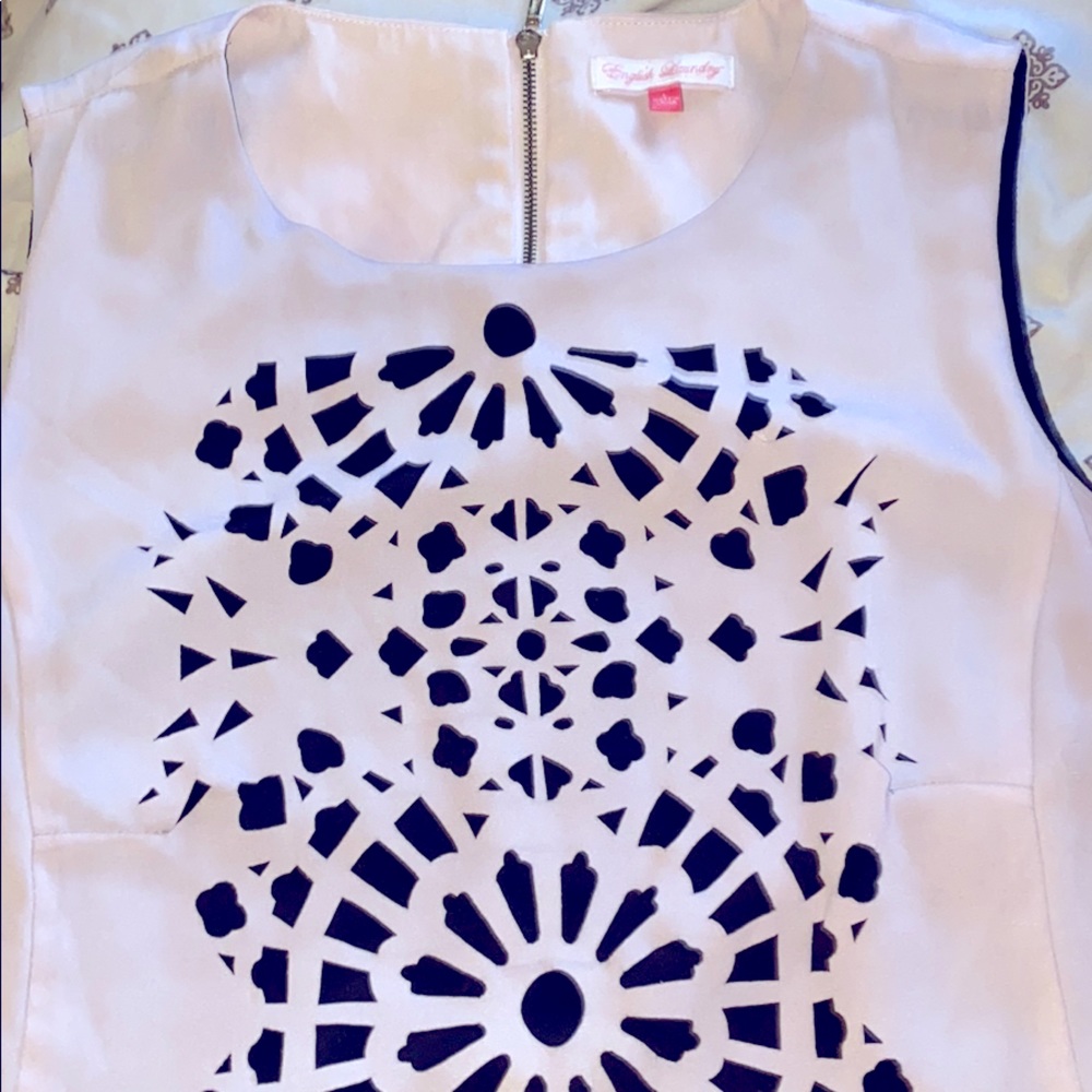 Dress shirt with gold zipper